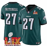 Men & Women & Youth Philadelphia Eagles #27 Quinyon Mitchell Green 2025 Super Bowl LIX Patch New F.U.S.E. Vapor Untouchable Limited Stitched Jersey,baseball caps,new era cap wholesale,wholesale hats